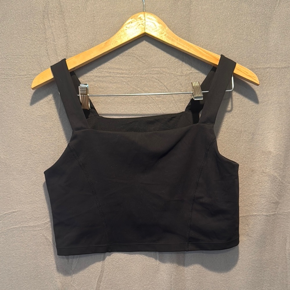 BYLT Basics Black Crop Top